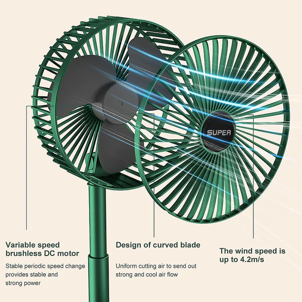 Electric-Fan-Mini-Foldable-Telescopic-Fan